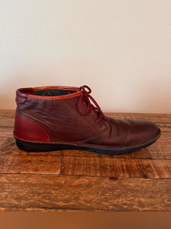 Pikolinos Santiago Men\'s Leather Chukka Boots Olmo Garnet Brown/Red EU 44 US 11 main image 11